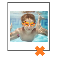 Duikbril Krab oranje